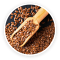 Flax seed powder in PawBiotix dog probiotics