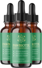 PawBiotix 3-bottle dog probiotic package